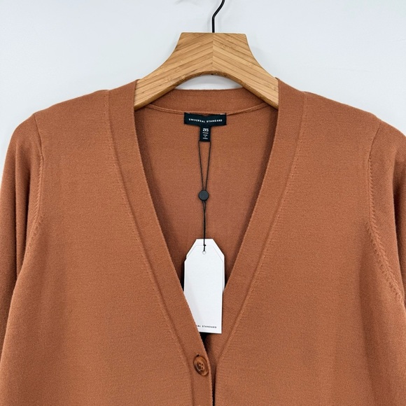 Univesal Standard Cosmo Cardigan in Mocha Bisque Size 2XS US 6-8 - Picture 3 of 11